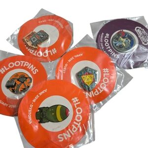 Lot Of Loot Crate Pins